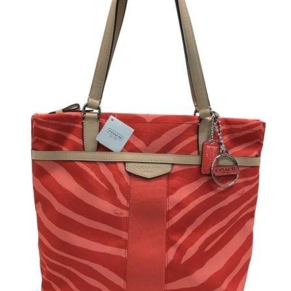 COACH ZEBRA TOTE - Picture 2 of 5